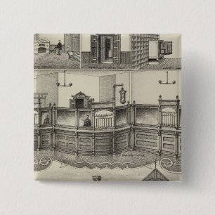 Bóton Quadrado 5.08cm First National Bank of Phillipsburg (Kansas)