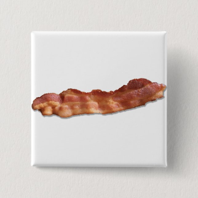 Bóton Quadrado 5.08cm Fita de Bacon (Frente)