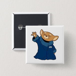 Bóton Quadrado 5.08cm FIU Roary The Child 2