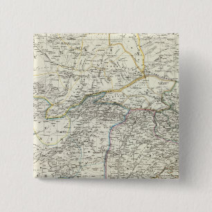 Bóton Quadrado 5.08cm Flandres do Sul da Ásia