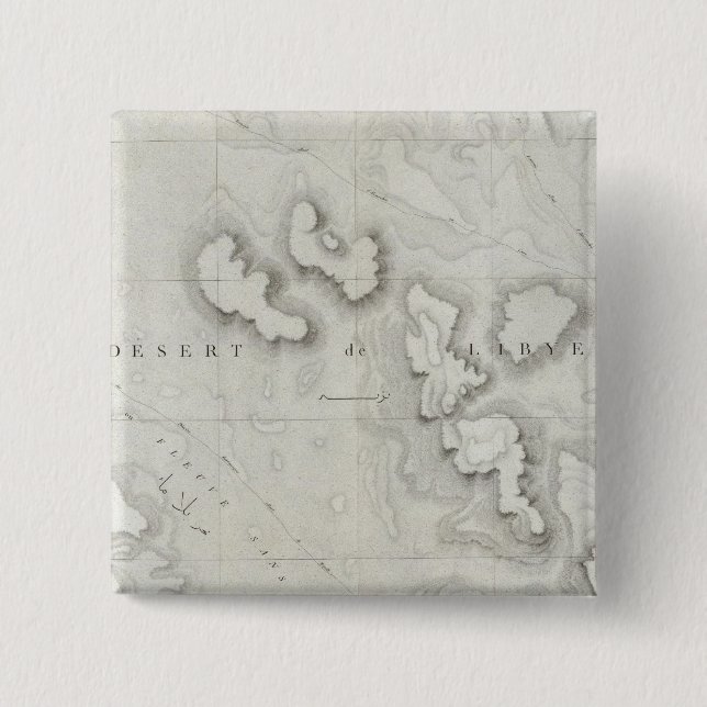 Bóton Quadrado 5.08cm Fleuve Sans Eau, Egito (Frente)