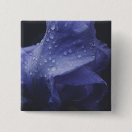 Bóton Quadrado 5.08cm Flor Rosa púrpura