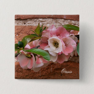 BÓTON QUADRADO 5.08CM FLORES