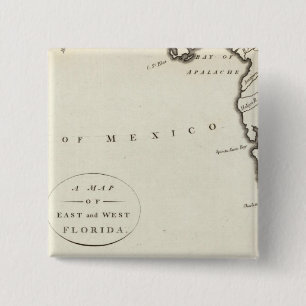 Bóton Quadrado 5.08cm Florida Oriental e Ocidental