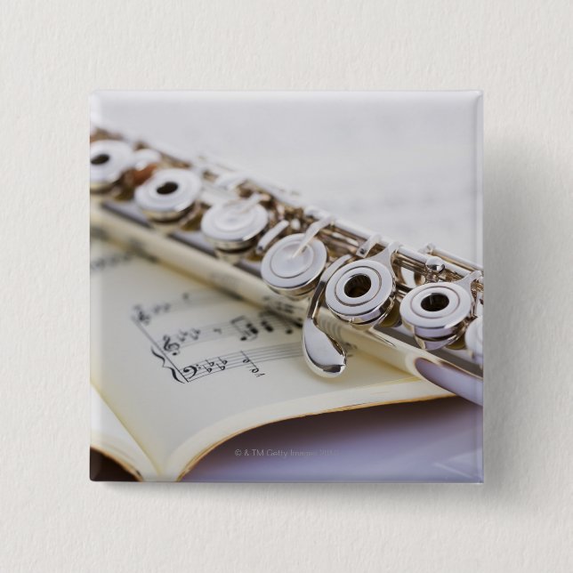 Bóton Quadrado 5.08cm Fluto 2 (Frente)