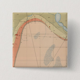 Bóton Quadrado 5.08cm Folha de Geologia Detalhada VII