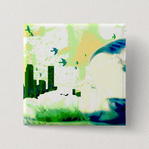 Bóton Quadrado 5.08cm fora do alcance.