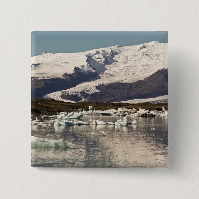 Bóton Quadrado 5.08cm Formações de Iceberg (Frente)
