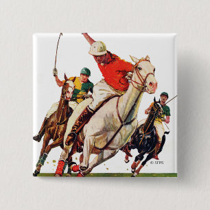 Bóton Quadrado 5.08cm Fósforo do polo