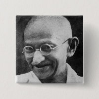 Fotografia do retrato de Mahatma Gandhi
