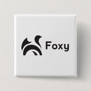 Bóton Quadrado 5.08cm Foxy Design