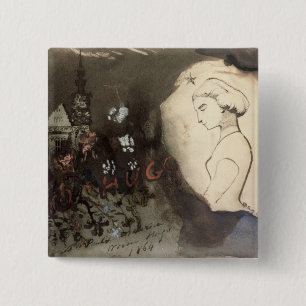 Bóton Quadrado 5.08cm Fracta Juventus, 1864