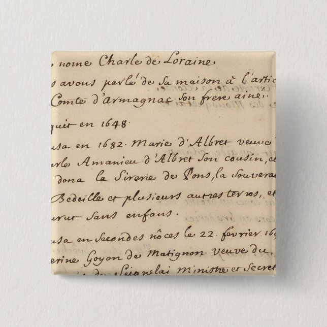 Bóton Quadrado 5.08cm França 24 (Frente)