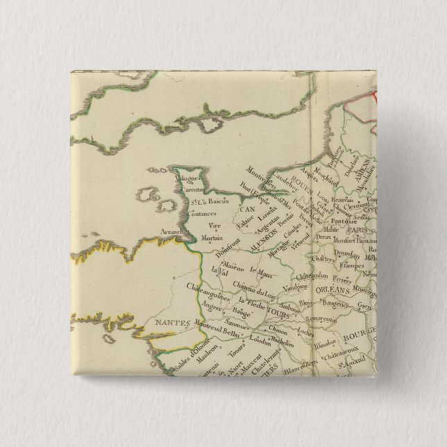 Bóton Quadrado 5.08cm França 37 (Frente)