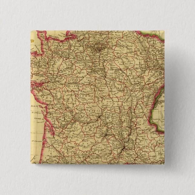 Bóton Quadrado 5.08cm França 37 (Frente)