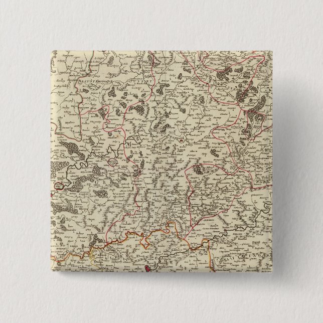 Bóton Quadrado 5.08cm França 39 (Frente)