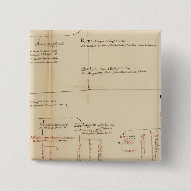 Bóton Quadrado 5.08cm França 47 (Frente)