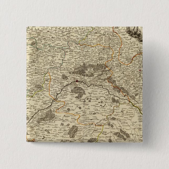 Bóton Quadrado 5.08cm França 48 (Frente)