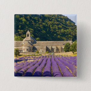 Bóton Quadrado 5.08cm França, Gordes. Mosteiro cisterciense de