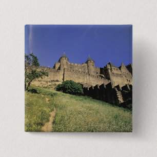 Bóton Quadrado 5.08cm FRANÇA, Languedoc Carcassonne
