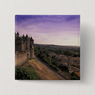 Bóton Quadrado 5.08cm FRANÇA, Languedoc Carcassonne 2