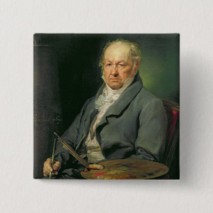 Bóton Quadrado 5.08cm Francisco Jose de Goya, 1826 (óleo em canvas)