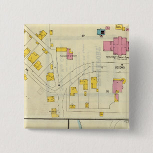 Bóton Quadrado 5.08cm Frankfort, Kentucky 17