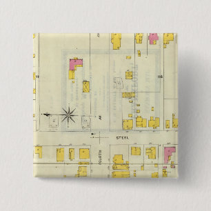 Bóton Quadrado 5.08cm Frankfort, Kentucky 5
