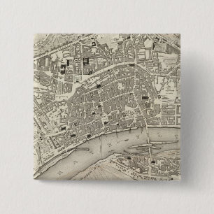 Bóton Quadrado 5.08cm Frankfurt, Alemanha
