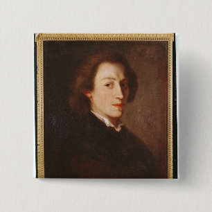 Bóton Quadrado 5.08cm Frederic Chopin