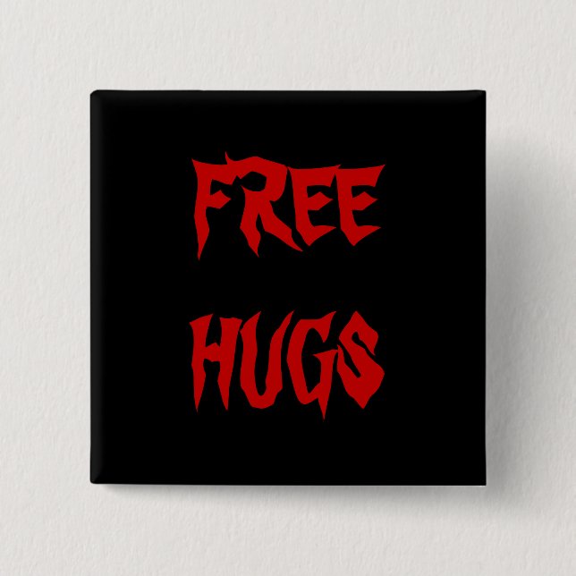 BÓTON QUADRADO 5.08CM FREEHUGS (Frente)