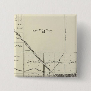Bóton Quadrado 5.08cm Fresno County, Califórnia 16