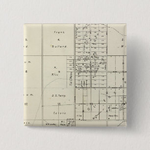 Bóton Quadrado 5.08cm Fresno County, Califórnia 24