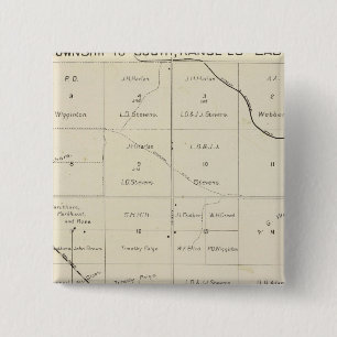 Bóton Quadrado 5.08cm Fresno County, Califórnia 33