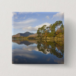 Bóton Quadrado 5.08cm Friars Crag, Derwentwater, Distrito dos Lagos,