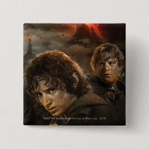 Bóton Quadrado 5.08cm FRODO™ e Samwise