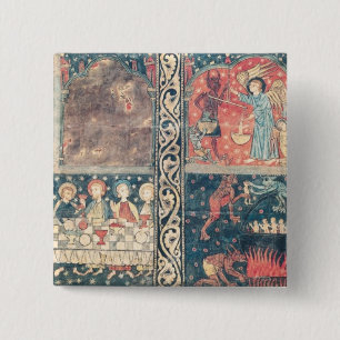 Bóton Quadrado 5.08cm Frontal do altar de St Michael