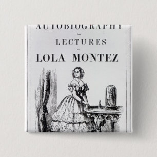 Bóton Quadrado 5.08cm Frontispiece 'à autobiografia