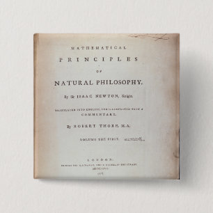 Bóton Quadrado 5.08cm Frontispiece ao volume mim