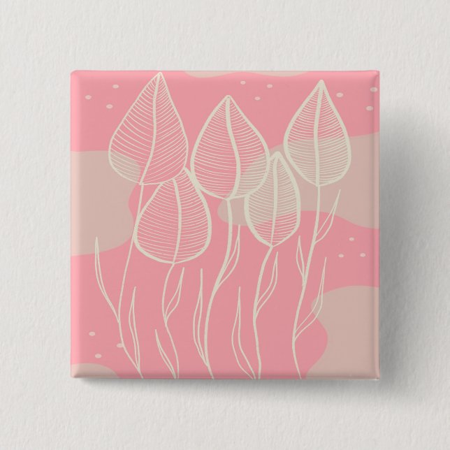 Bóton Quadrado 5.08cm Frühling (Frente)