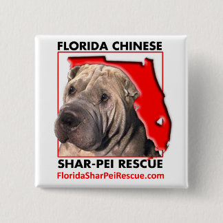 Bóton Quadrado 5.08cm FSPR botão do quadrado de 2 polegadas