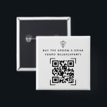 Bóton Quadrado 5.08cm Fundo do partido de solteiro | Comprar De Uma Bebi<br><div class="desc">Quer você esteja dirigindo ou caminhando pelo aeroporto, você ainda pode fazer crowdfund sua despedida de solteiro usando um pouco de criatividade. Essencialmente, é uma maneira de fazer crowdfunding nas suas bebidas para o fim de semana. Vista seu código usando adesivos ou botões. Adicione seu texto personalizado a este design...</div>