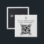 Bóton Quadrado 5.08cm Fundo do partido de solteiro | Comprar De Uma Bebi<br><div class="desc">Quer você esteja dirigindo ou caminhando pelo aeroporto, você ainda pode fazer crowdfund sua despedida de solteiro usando um pouco de criatividade. Essencialmente, é uma maneira de fazer crowdfunding nas suas bebidas para o fim de semana. Vista seu código usando adesivos ou botões. Adicione seu texto personalizado a este design...</div>