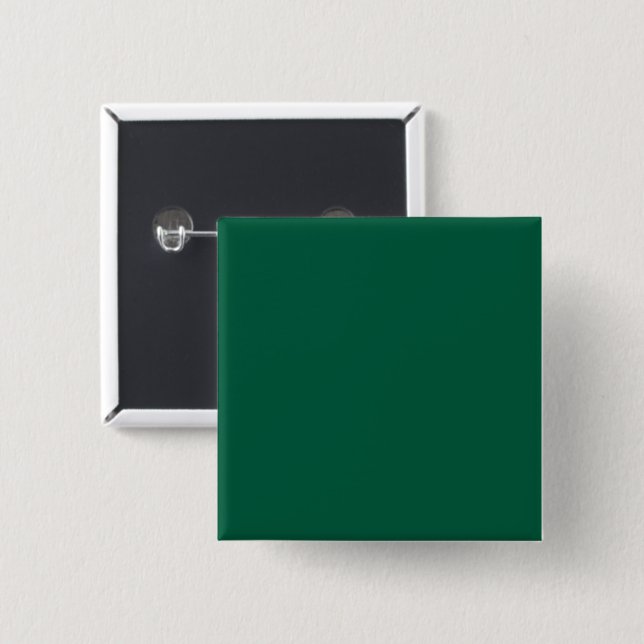 Bóton Quadrado 5.08cm Fundo texturizado verde escuro sólido (Frente & Verso)