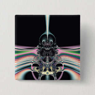 Bóton Quadrado 5.08cm Funky Bird