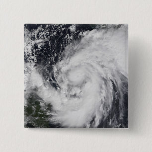 Bóton Quadrado 5.08cm Furacão Wilma no Atlântico e no caribe