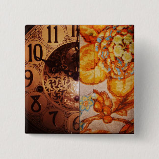 Bóton Quadrado 5.08cm Furo de coelho