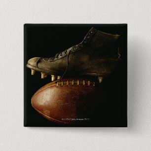 Bóton Quadrado 5.08cm Futebol e grampo
