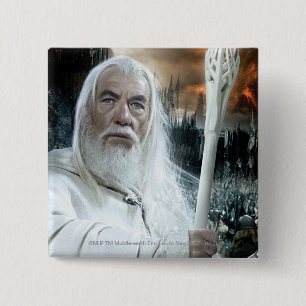 Bóton Quadrado 5.08cm GANDALF™ com Funcionarios