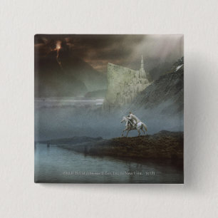 Bóton Quadrado 5.08cm GANDALF™ leva Hobbits à cidade protegida